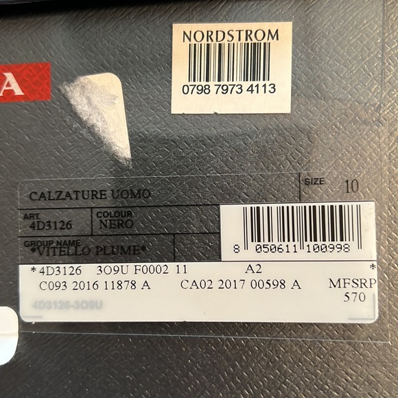 Prada Calzature Uomo Vitello Plume - Picture 11 of 11